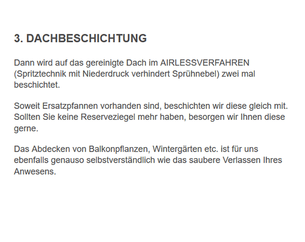 Beschichtung mit Garantie aus  Oftersheim