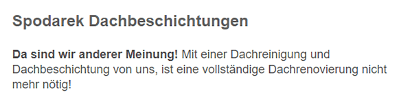 Dachreinigungen aus  Lambsheim - Birkenheide, Weisenheim (Sand) und Maxdorf